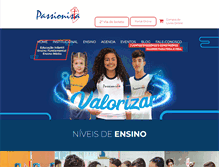 Tablet Screenshot of passionistadf.com.br